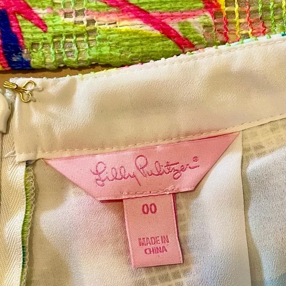 Lilly Pulitzer Hilah Matching Crop Top and Skirt Set - Picture 9 of 10